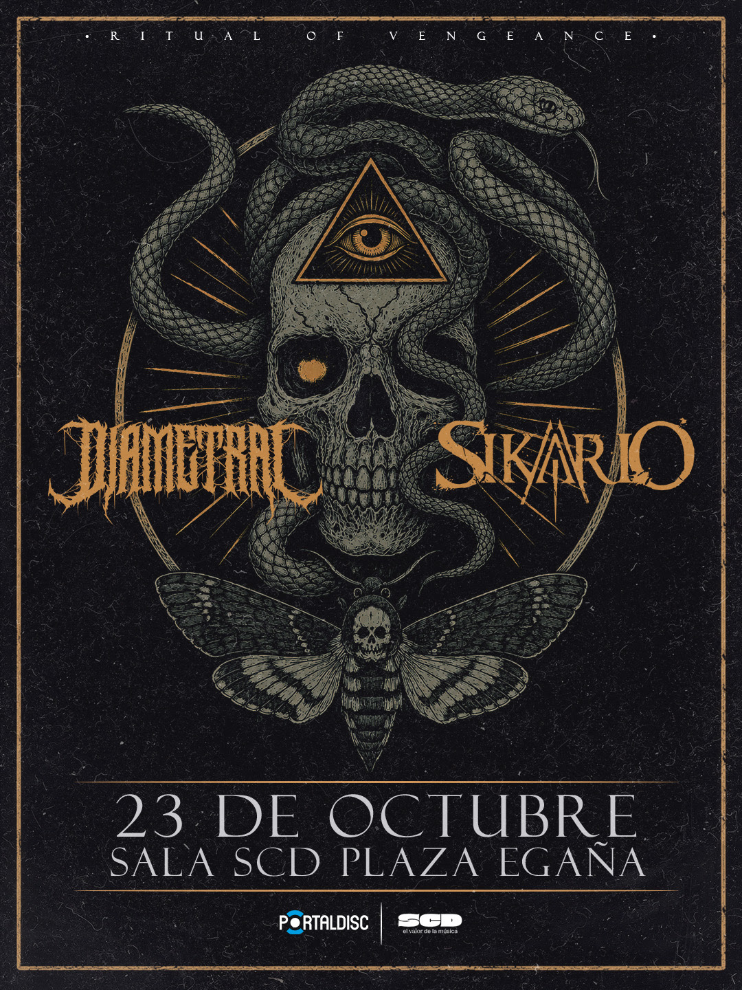 Ritual of Vengeance: Sikario y Diametral este 23 de octubre